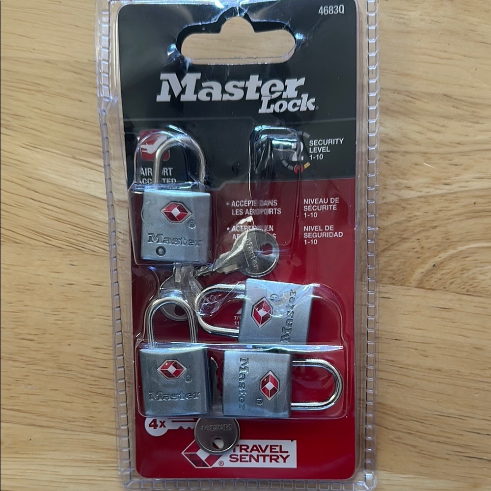 Master Lock 4 pack